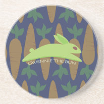 Gwennie the Bun: Night Raider coasters