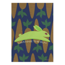 Gwennie The Bun: Night Raider business cards by JaZilla Gwennie The Bun: Night Raider business cards