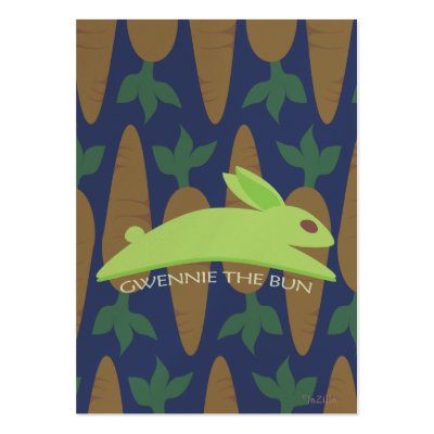 Gwennie The Bun: Night Raider Business Card Template by JaZilla