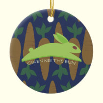 Gwennie the Bun: Night Raider ornaments