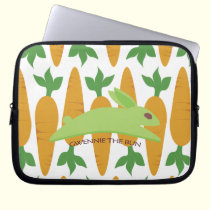 Gwennie The Bun: Night Raider laptop sleeves