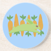 Gwennie The Bun With Carrots coasters