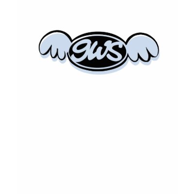 GWS Logo Light Blue T Shirts by GirlsWithSlingShots