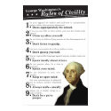 GW's Rules of Civility posters