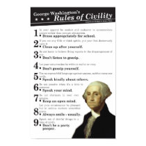 GW's Rules of Civility posters by libertas2010 GW's Rules of Civility posters