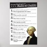 GW's Rules of Civility Poster