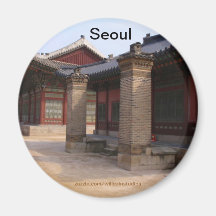 Gyeongbokgung Palace Interior Fridge Magnet