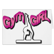 Gym Girl Apparel Greeting Card