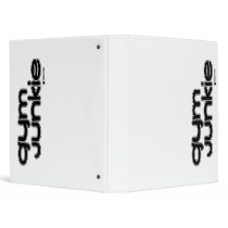 Gym Junkie 3 Ring Binder