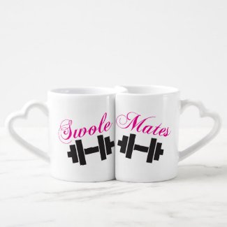 Gym Lover's Mug - Swole Mates Lovers Mug Set