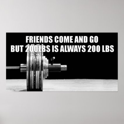 Gym Motivation Poster