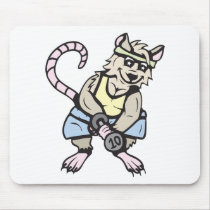 Gym rat!  Customizable! mousepads