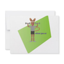 Gym Rat invitations