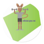 Gym Rat stickers
