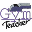 Gym Teacher embroidered shirts
