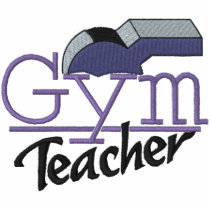 Gym Teacher embroidered shirts
