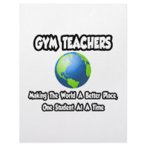 Gym Teachers...Making the World a Better Place Personalized Letterhead