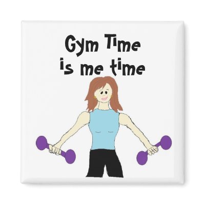Gym Time is Me Time Magnets by seashell2