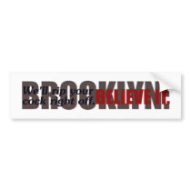 @gymicrae Brooklyn Bumper Sticker