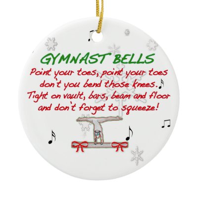 Gymnast Bells Ornament