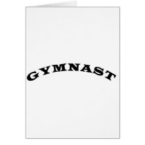 Gymnast Greeting Cards