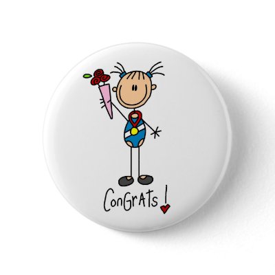 Gymnast Champion Button