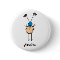 Gymnast Doing Handstand buttons