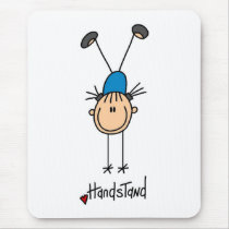 Gymnast Doing Handstand Mouse Mats