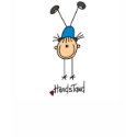 Gymnast Doing Handstand t-shirts
