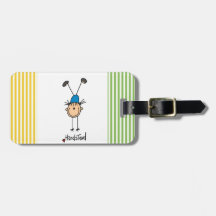 Gymnast Doing Handstands Luggage Tag