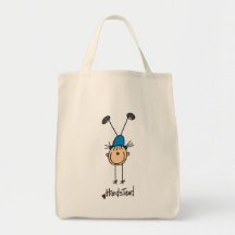 Gymnast Doing Handstands Tote Bags