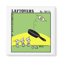 Gymnast Egg Cartoon Fridge Magnet