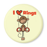 Gymnast Loves Rings Tshirts and Gifts magnets