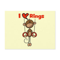Gymnast Loves Rings Tshirts and Gifts postcards by stick_figures Gymnast Loves Rings Tshirts and Gifts postcards