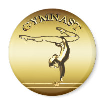 GYMNAST FRIDGE MAGNET