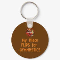 Gymnastic Family FLIP female keychains