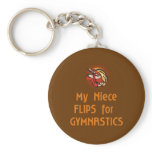 Gymnastic Family FLIP female Key Chains
