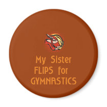Gymnastic Family FLIP female magnets
