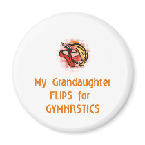 Gymnastic Family FLIP female magnets