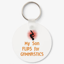 Gymnastic FLIP Family Male keychains