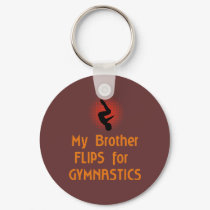 Gymnastic FLIP Family Male keychains