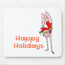 Gymnastic Happy Holidays Mousepads