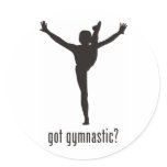 Gymnastic Round Sticker