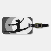 Gymnastics 4 tags for bags