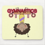 GYMNASTICS - African American Girl Handstands mousepads