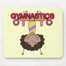 GYMNASTICS - African American Girl Handstands Mouse Pads
