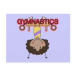 GYMNASTICS - African American Girl Handstands postcards