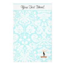 Gymnastics Balance Beam Stationery Paper