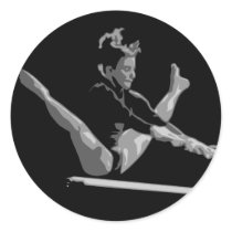 gymnastics balance beam sticker