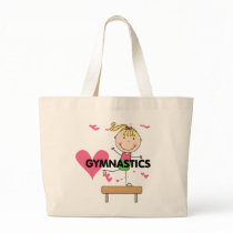 GYMNASTICS - Blond Girl Balance Beam Tshirts Tote Bag
